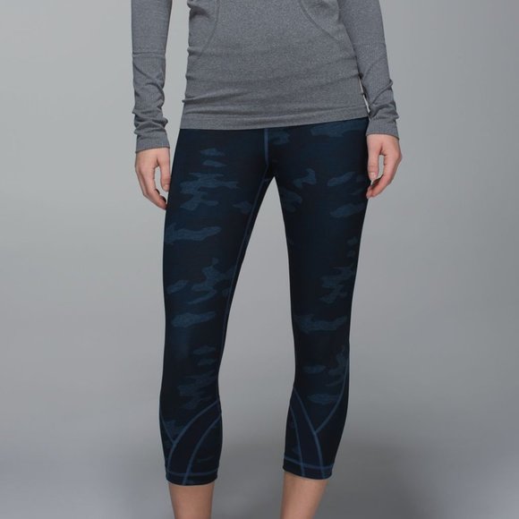 lululemon athletica Pants - Lululemon Run: Inspire Crop II Lotus Camo